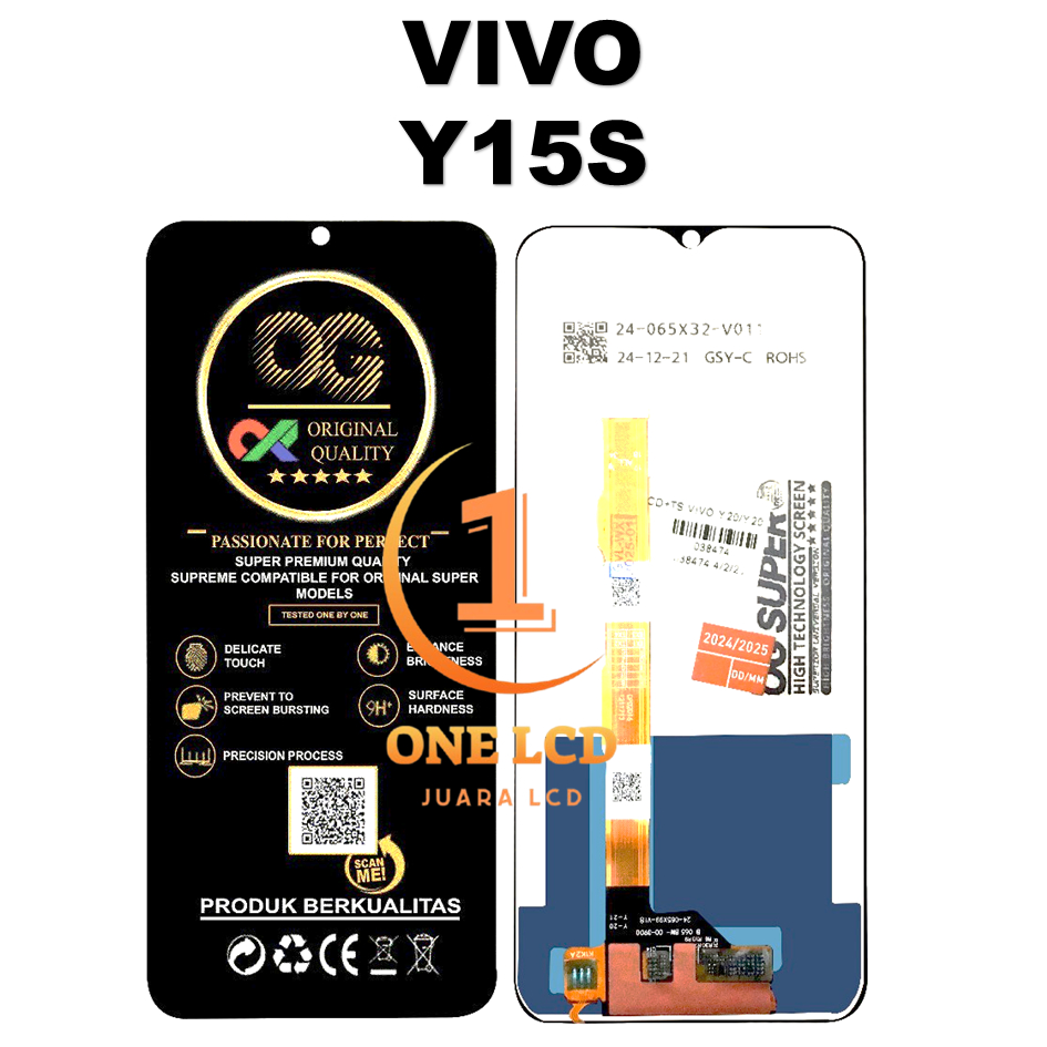 LCD TOUCHSCREEN VIVO Y15 COMPLETE ORIGINAL 100% FULLSET