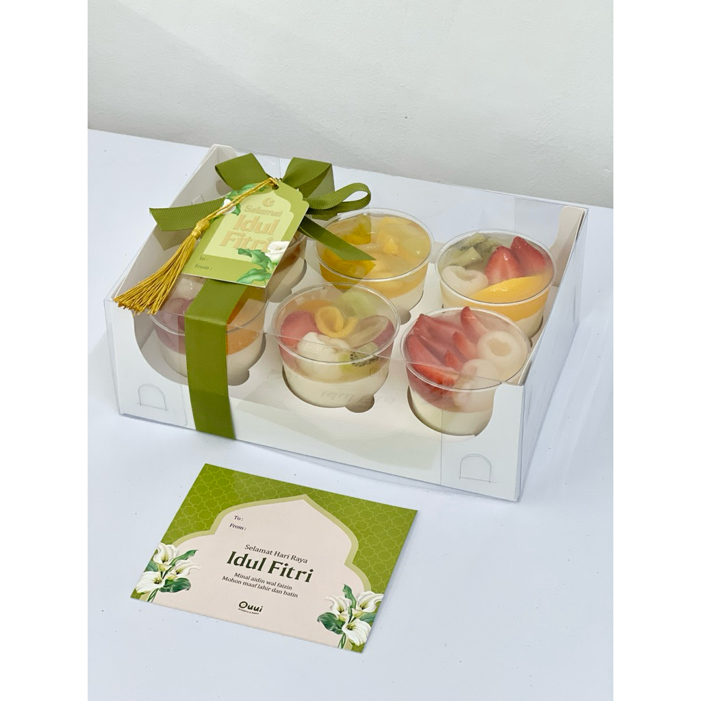 Aluna Hampers Puding Buah Cup isi 6 Eid Hampers