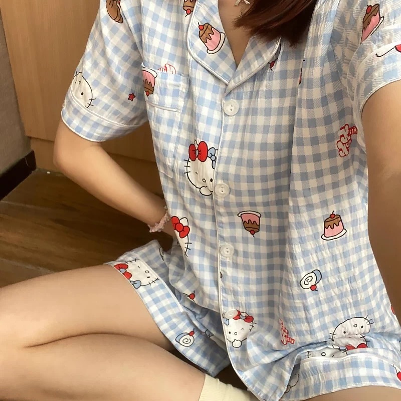 Baju Tidur Wanita Piyama Wanita Piyama Lucu Piyama Korean Style Soft Cotton Import Katun Halus Piyam