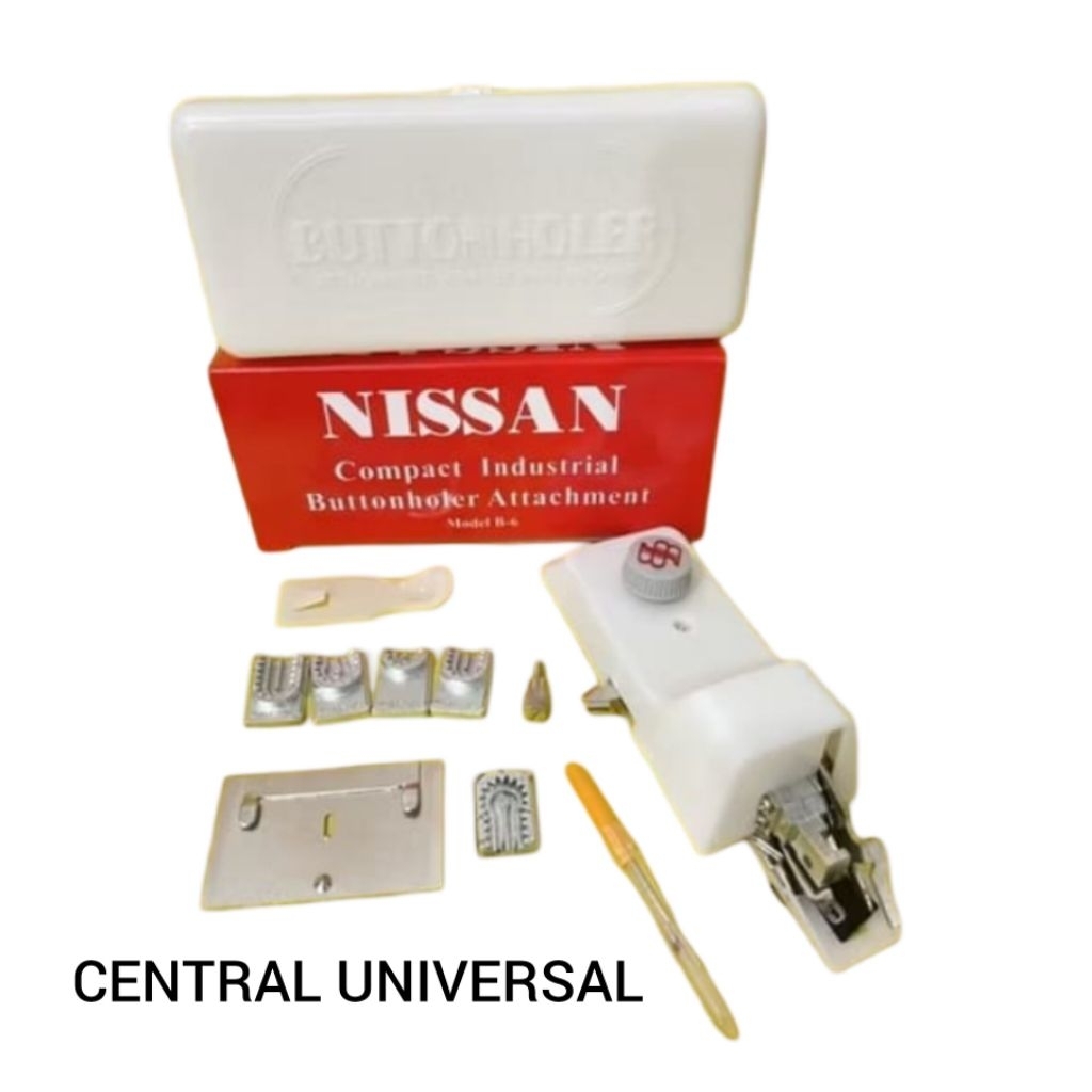 Alat Lubang Kancing Nissan Untuk Mesin Jahit Hitam / Mesin Butterfly / Jadul Co