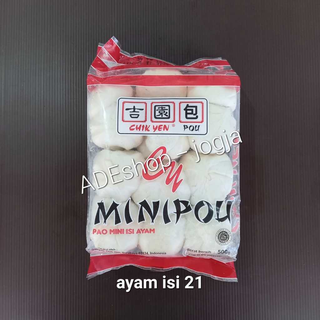 minipao bakpao Chik Yen isi 21 rasa ayam 500 gr pao bakpao mini mantou roti sepan