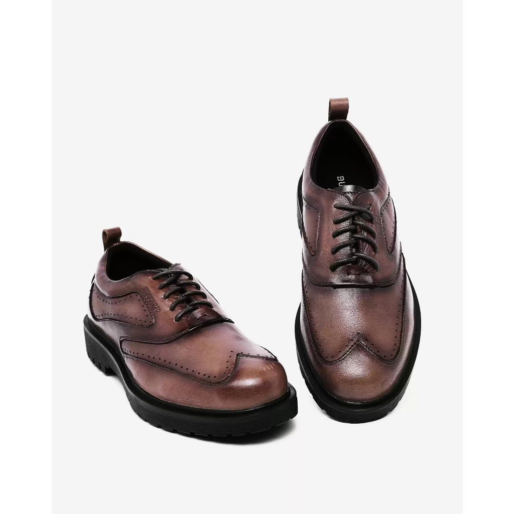 Buccheri Sepatu Pria Tali Kulit Kyros:BR2250-BR