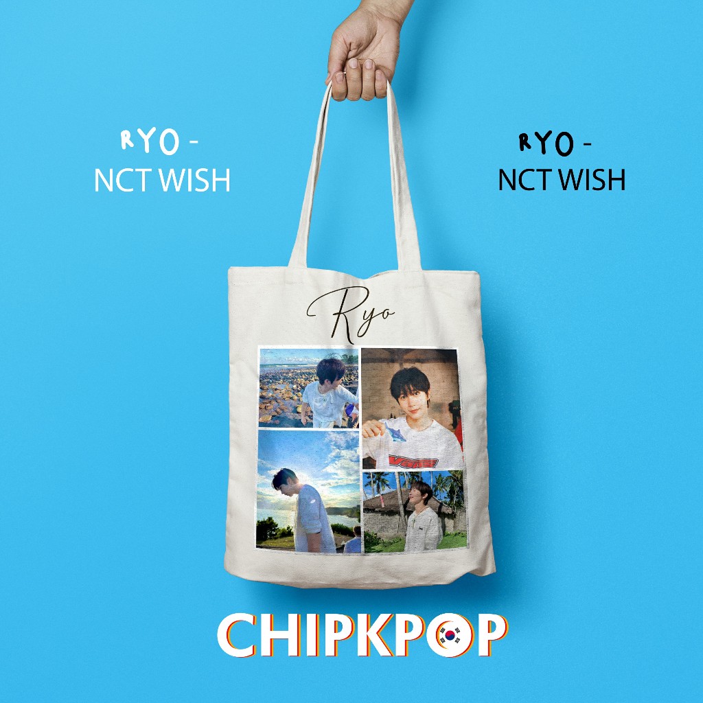 [PACKAGE SET] TOTEBAG RYO NCT WISH I RYO NCT WISH I NCT WISH KPOP I TOTEBAG KPOP I TOTEBAG NCT WISH 