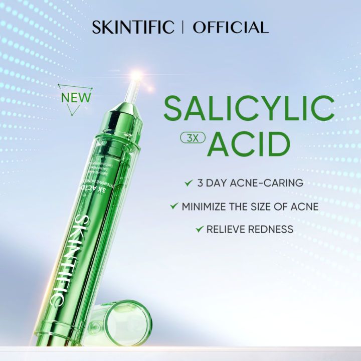 SKINTIFlC - 3X Acid Intensive Acne Spot Gel 11g | Acne Treatment Spot Gel Acne Spot Dark Spot Menyam