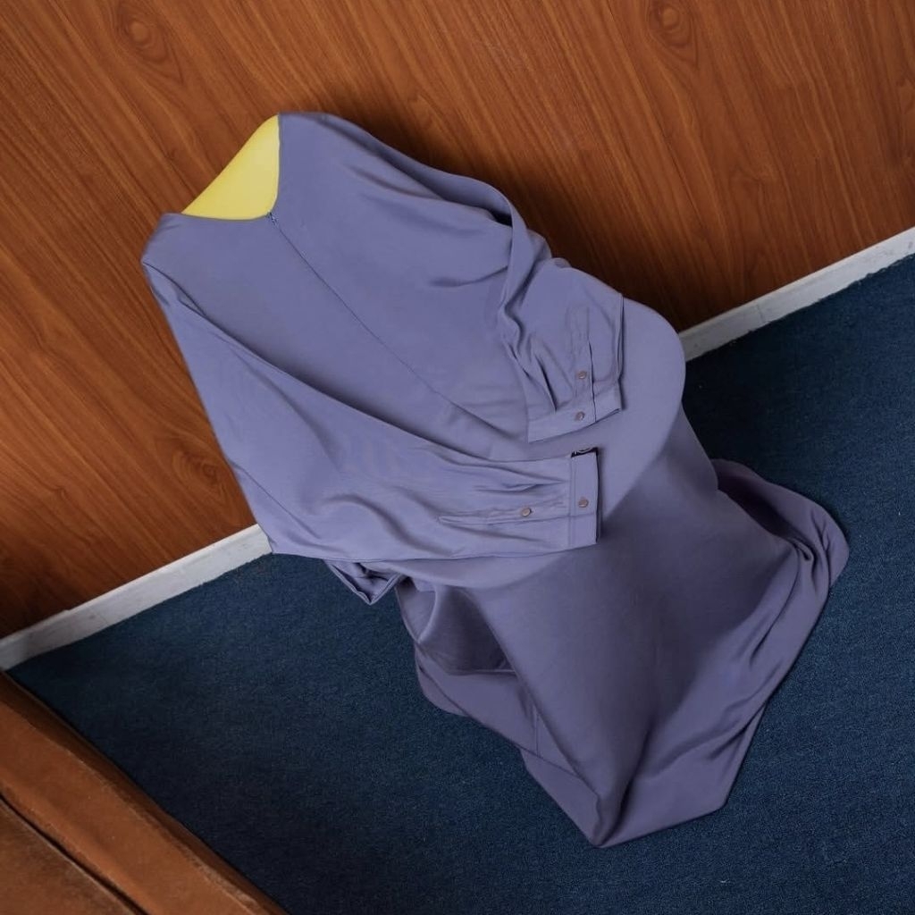 ALJENNA - Basitaa Abaya Blue denim Size S