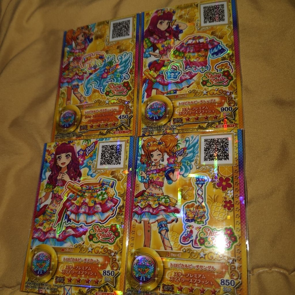 Aikatsu Stars SPR Yuzu Tropical Beach Star Premium Rare