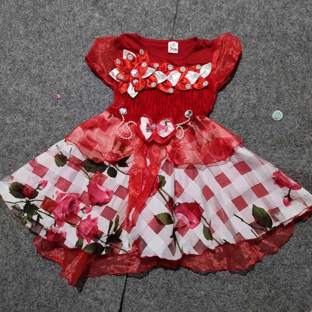 {PL} GAUN PESTA ANAK USIA 3-4 TH