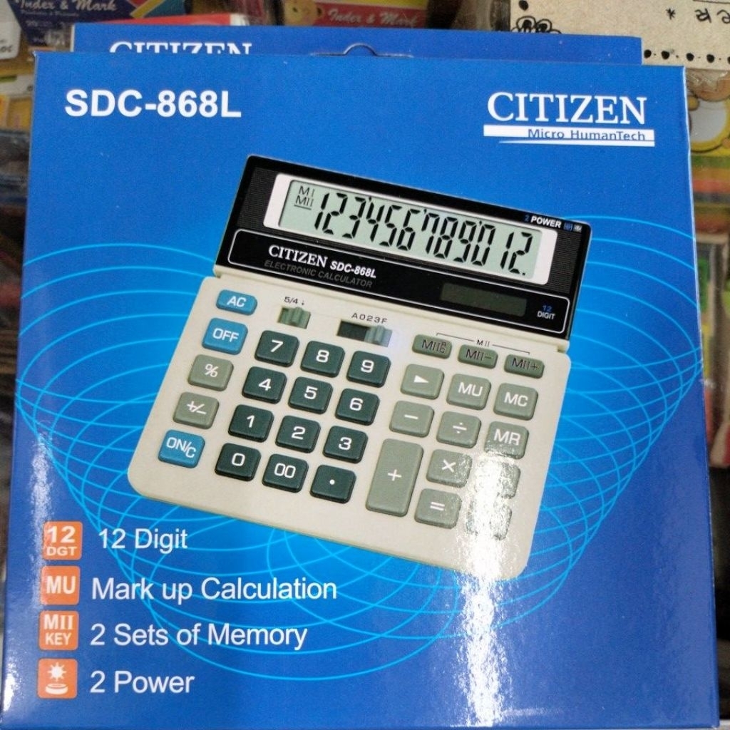 kalkulator citizen SDC 868 L