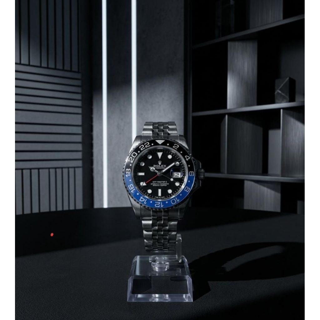 Jam tangn pria autometic rantai jubile batman