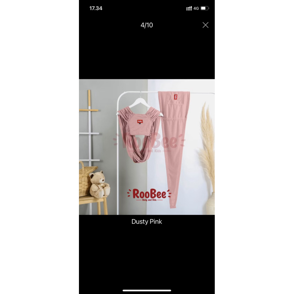 PRELOVED Gendongan Bayi Depan M Shape Kain Panjang Instan Baby Wrap Medium Jumbo 3 in 1 newborn RooB