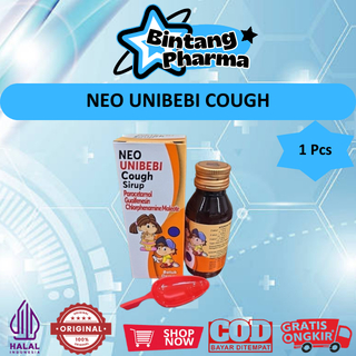 NEO UNIBEBI (COUGH SIRUP 60ML) - MEREDAKAN BATUK BERDAHAK, PILEK, DEMAM, ALERGI DLL