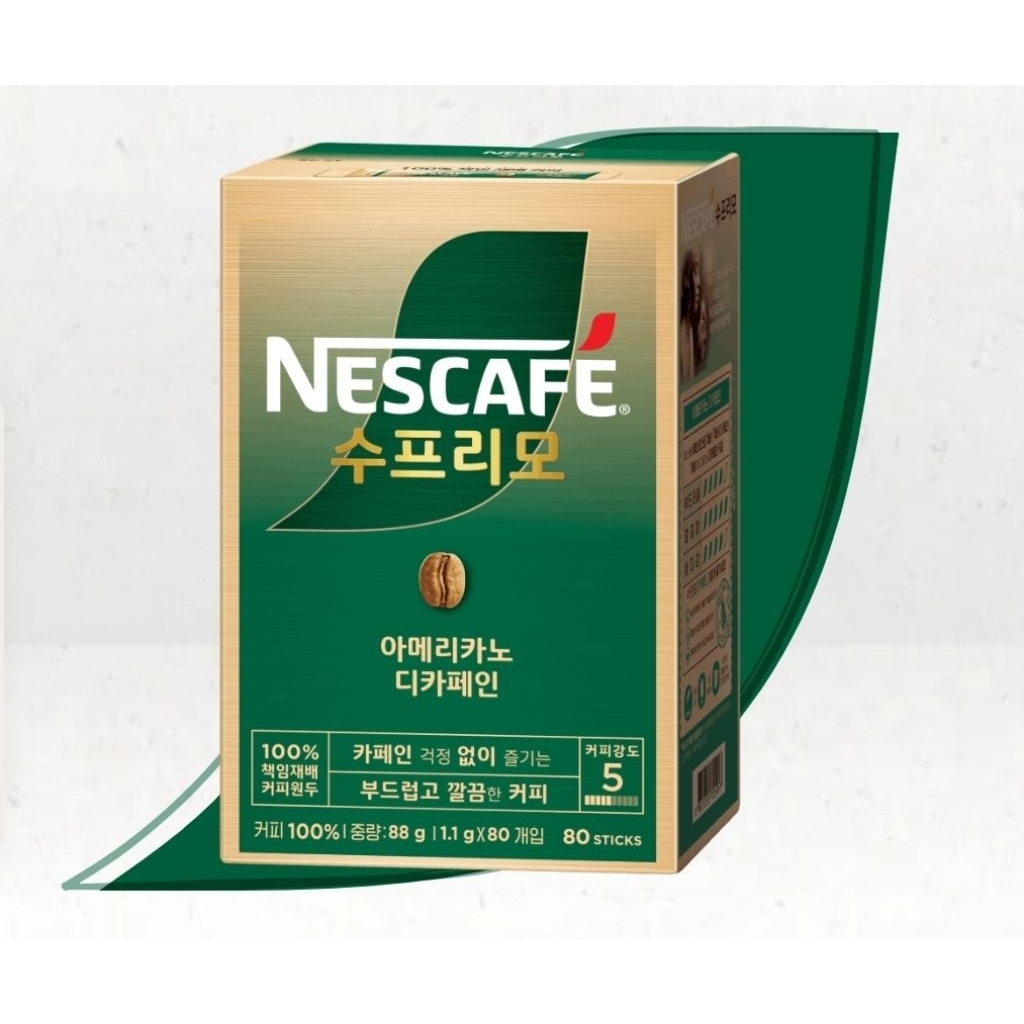 NESCAFE SUPREMO DECAFEIN KOREA COFFEE/MAXIM COFFEE KOPI