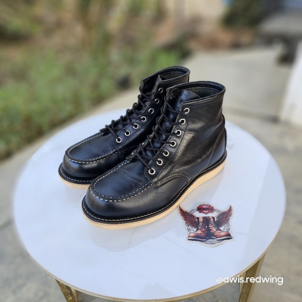 Redwing 8130 Moctoe Black Chrome Size 7E / 39 insole