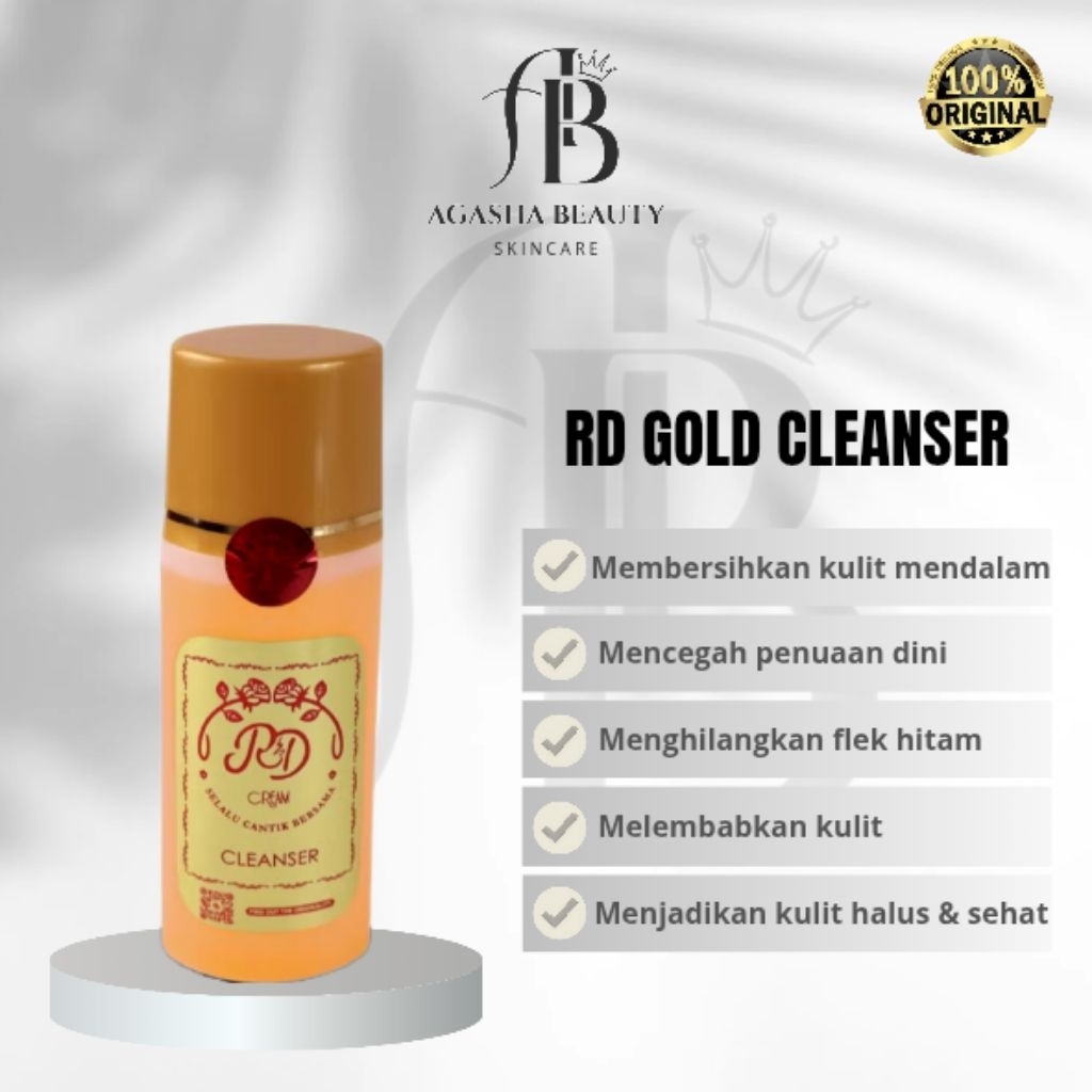 RD GOLD CLEANSER/CLEANSER RD 100% ORIGINAL by Rinna Diazella skincare