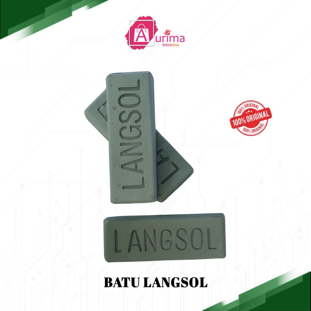 BATU IJO BATU LANGSOL BATU PENGKILAP LOGAM CHROME LOGAM