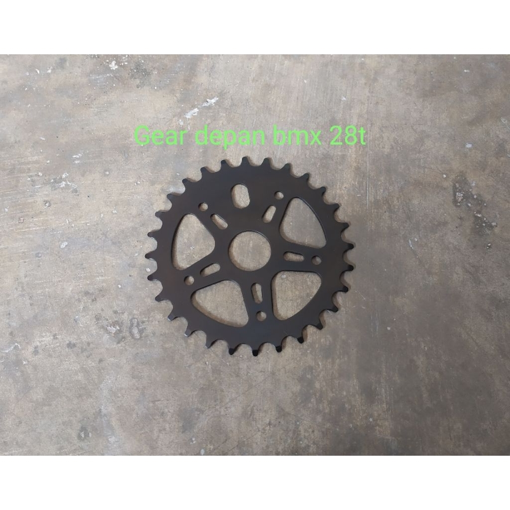 Gear depan 28t sepeda bmx