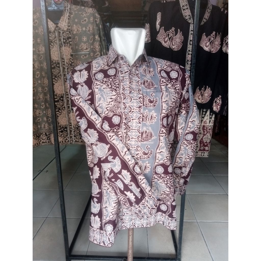 [BatikDTR] Batik Kemeja Pria Motif Jambi
