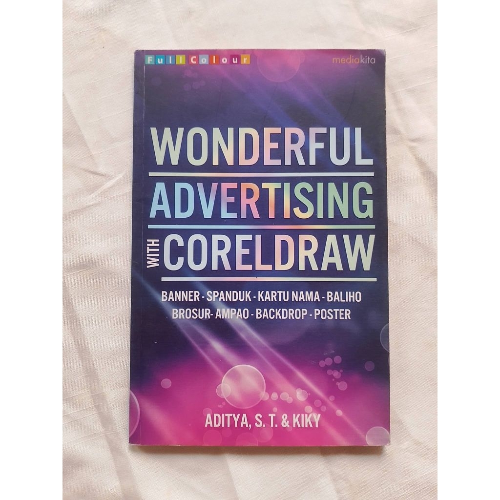 BUKU WONDERFUL ADVERSITING WITH CORELDRAW original