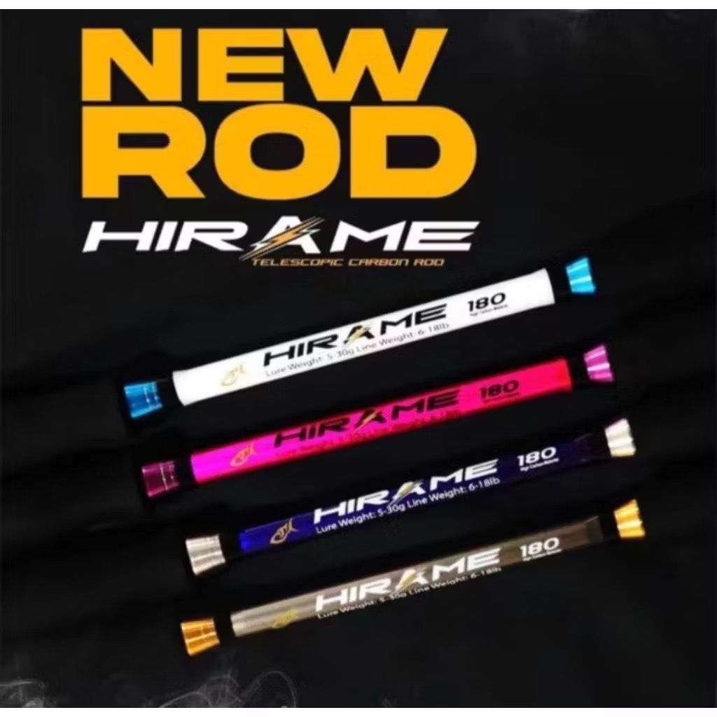 Joran Tegek Teleskopik Utecate Hirame 180 210 Ring Fuji Carbon