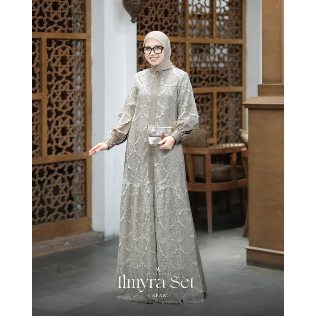 ILMYRA SET ( SET SCARF ) BY SHARAREA_ORIGINAL_READY SIAP KIRIM