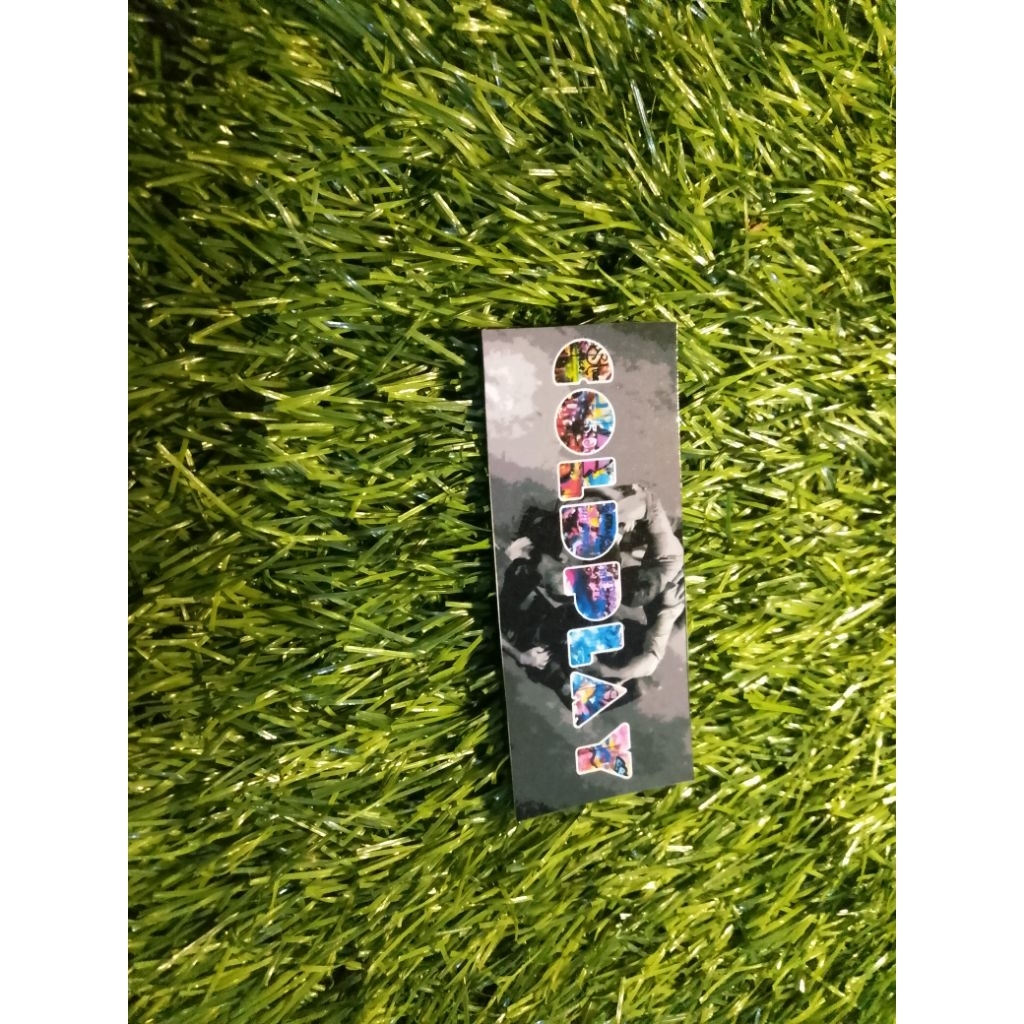 stiker vinyl coldplay