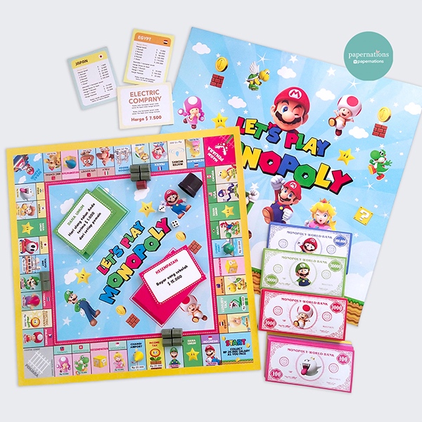 Custom Monopoly Board Game / Monopoly Custom / Custom Monopoly / Birthday Hampers