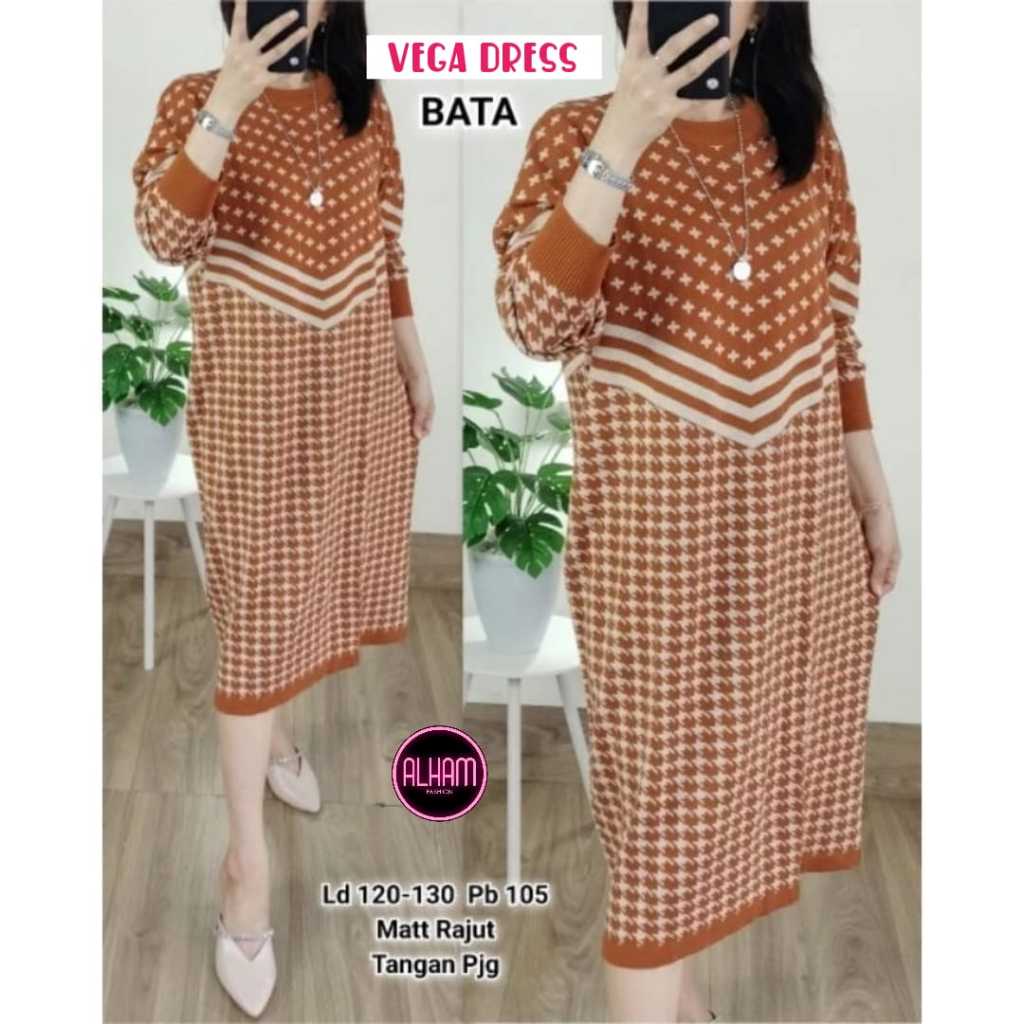 MINI DRESS WANITA JUMBO LD 120 RAJUT IMPORT KOREAN STYLE LENGAN PANJANG PAKAIAN WANITA BAJU DRESS TE