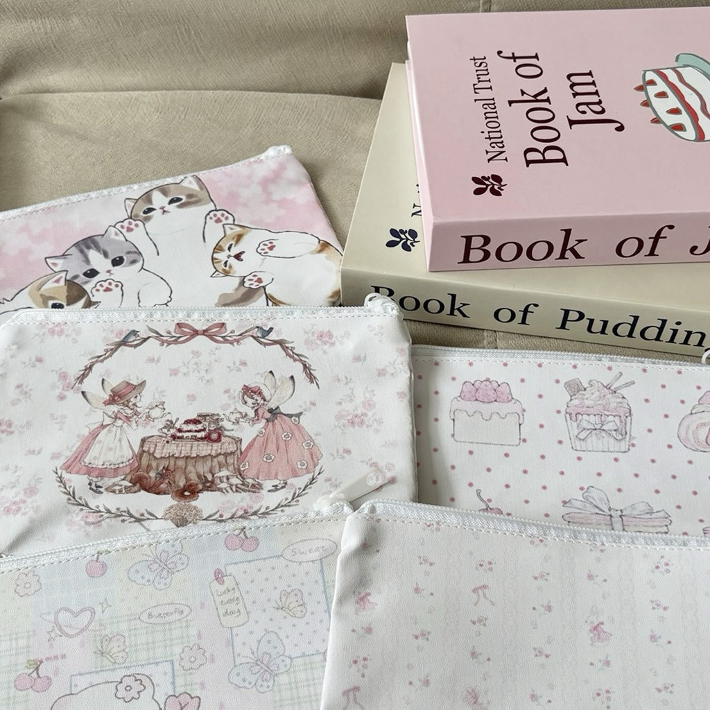 Mocorie - Starcey Pouch / Mini Pouch Coquette / Ribbon Daily Pouch / Teddy Bear Pouch / Raindeer Pou