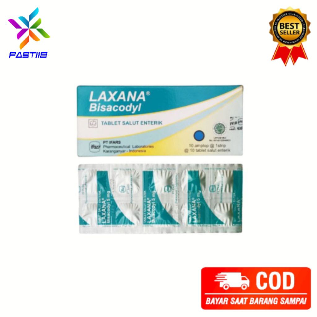 LAXANA Obat untuk Mencret memperlancar BAB jual per 1 strip