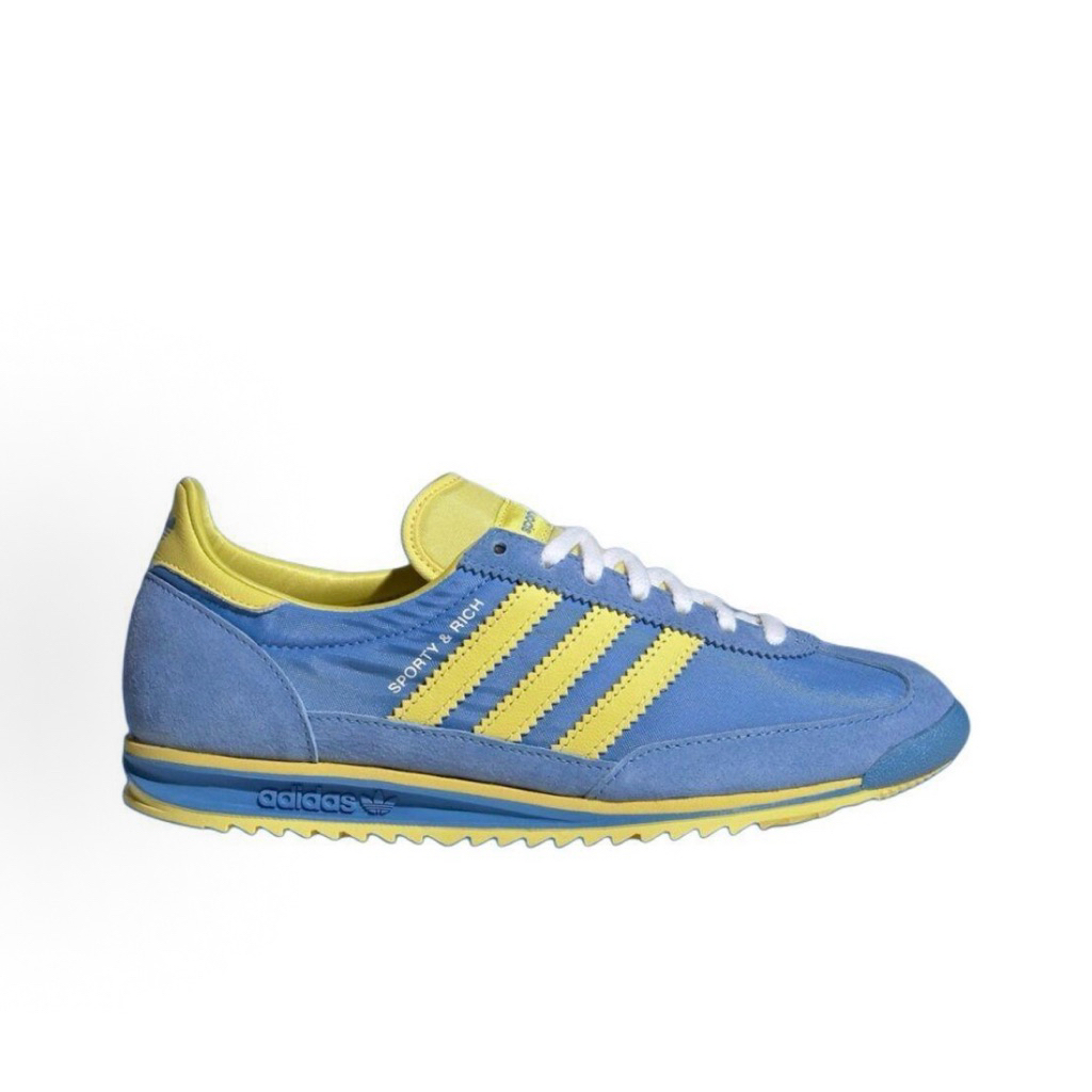 ADIDAS SL72 X SPORTY & RICH REAL BLUE LIGHT YELLOW CLOUD WHITE JH6701 ORIGINAL
