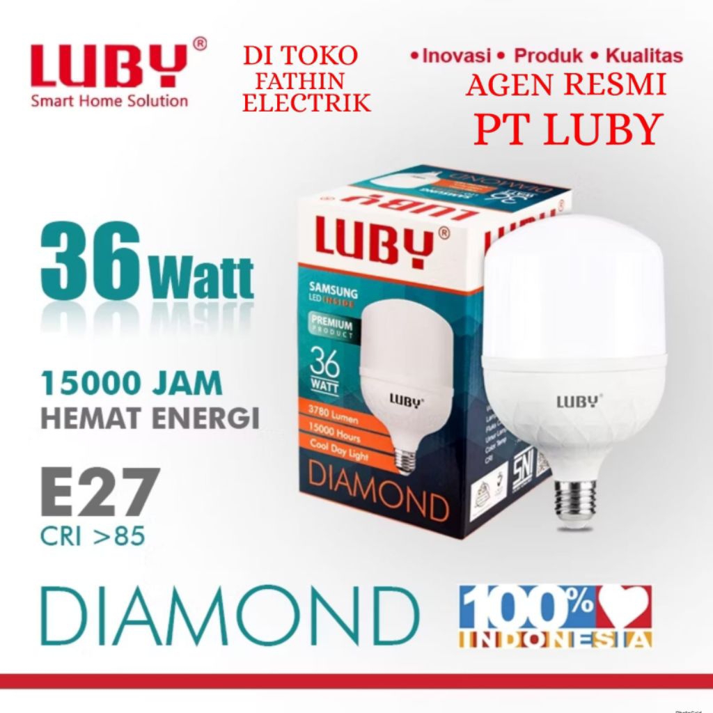 BOHLAM LED LUBY / LAMPU LED LUBY DIAMOND 36W