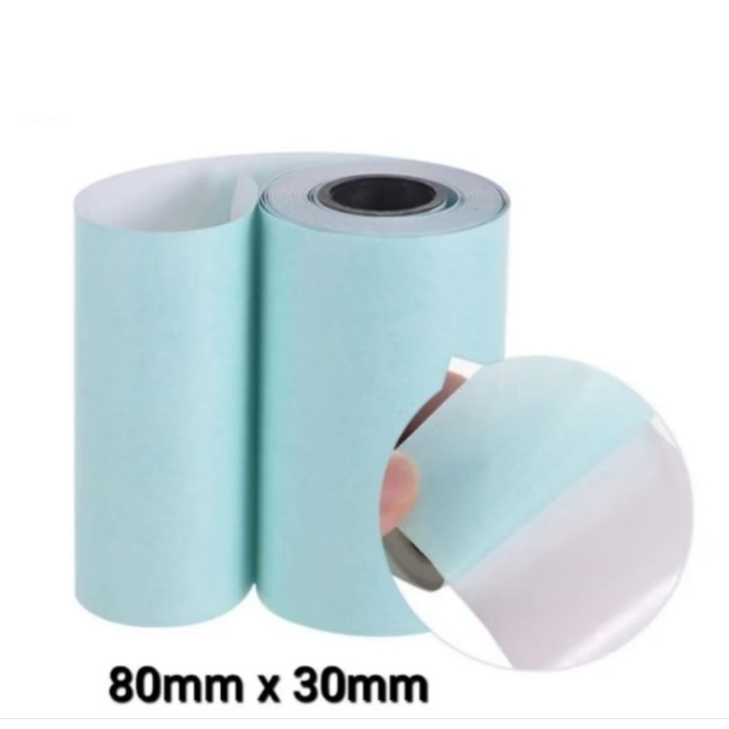 LABEL STIKER 80MM STIKER LABEL THERMAL PRINTER 80MM BLUETOOTH  PAPERANG PREMIUM