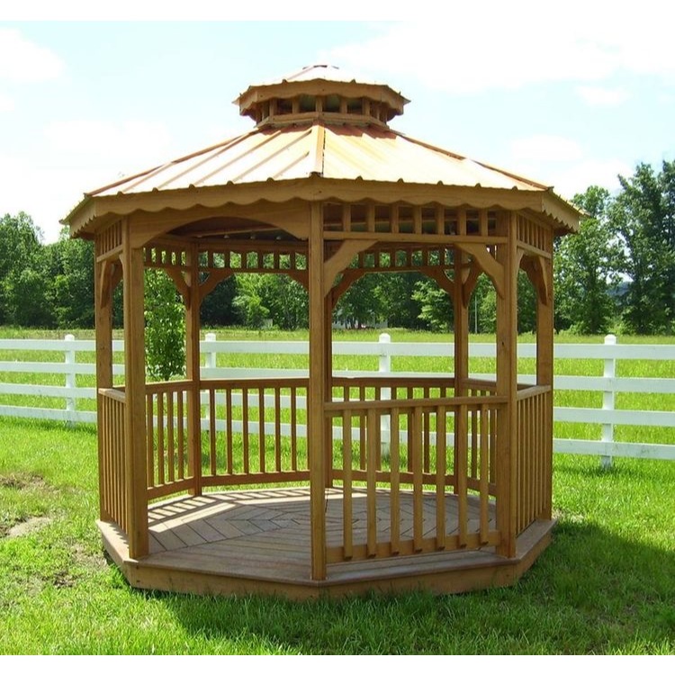 gazebo taman kayu jati minimalis , saung gazebo kayu jati terbaru