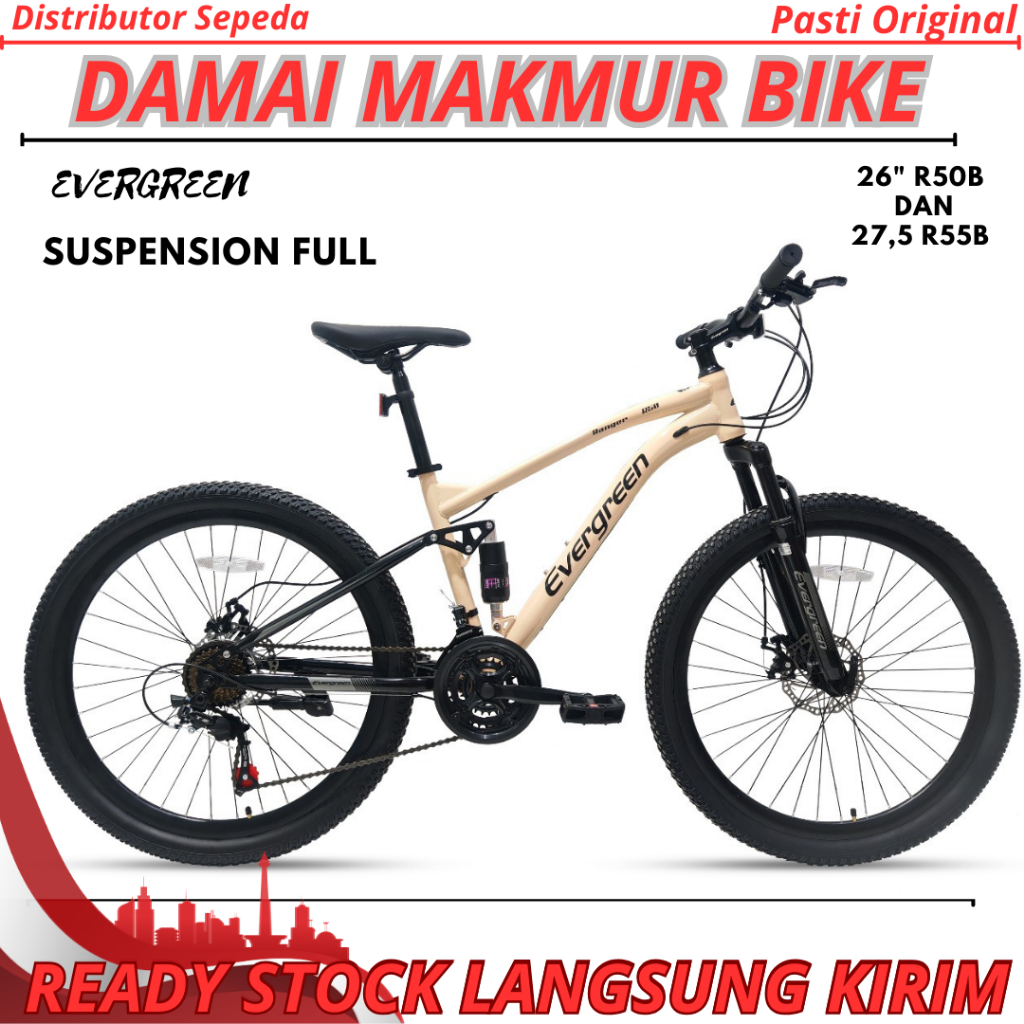 Sepeda Gunung MTB 26 & 27,5 Inc Evergreen Ranger R55B