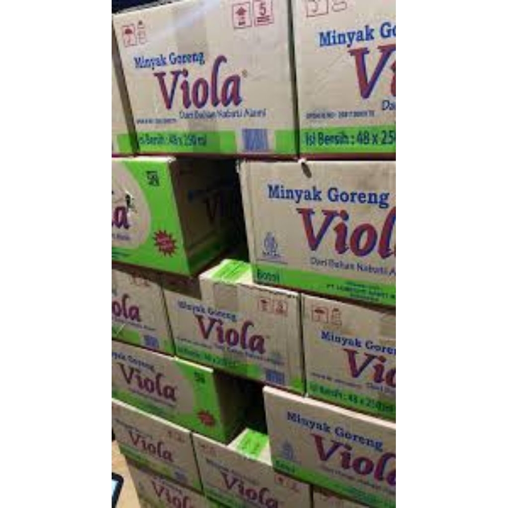 MINYAK GORENG VIOLA 1KARTON/48.PCS 250ML