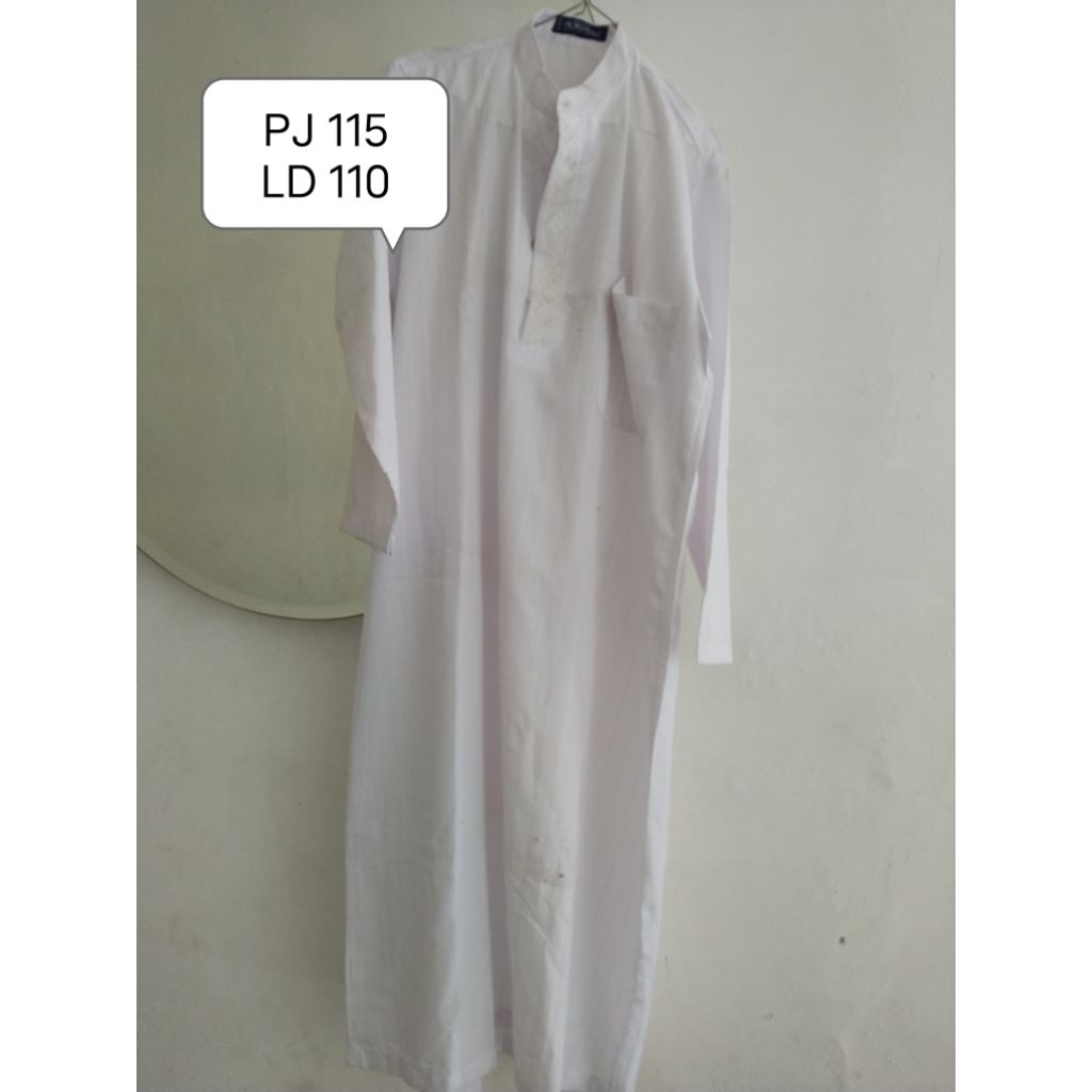 Gamis Putih anak laki-laki preloved