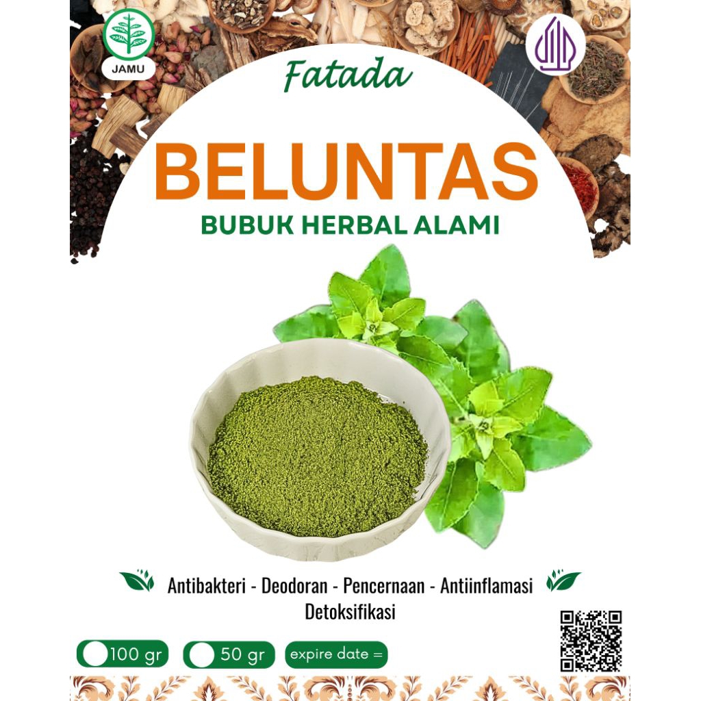 BELUNTAS BUBUK. BUBUK BELUNTAS 100 GRAM