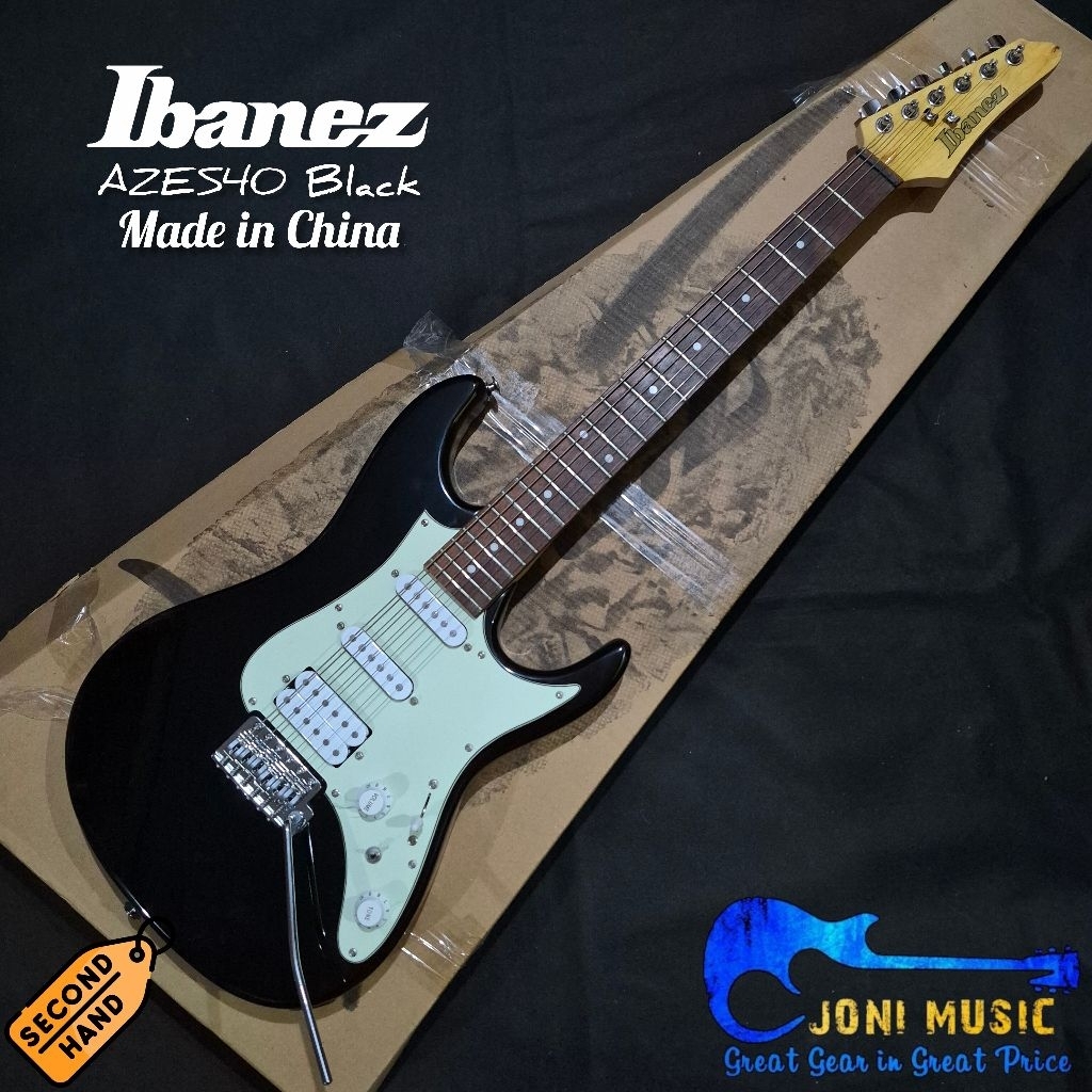 Gitar Ibanez AZ AZES40 Black Original