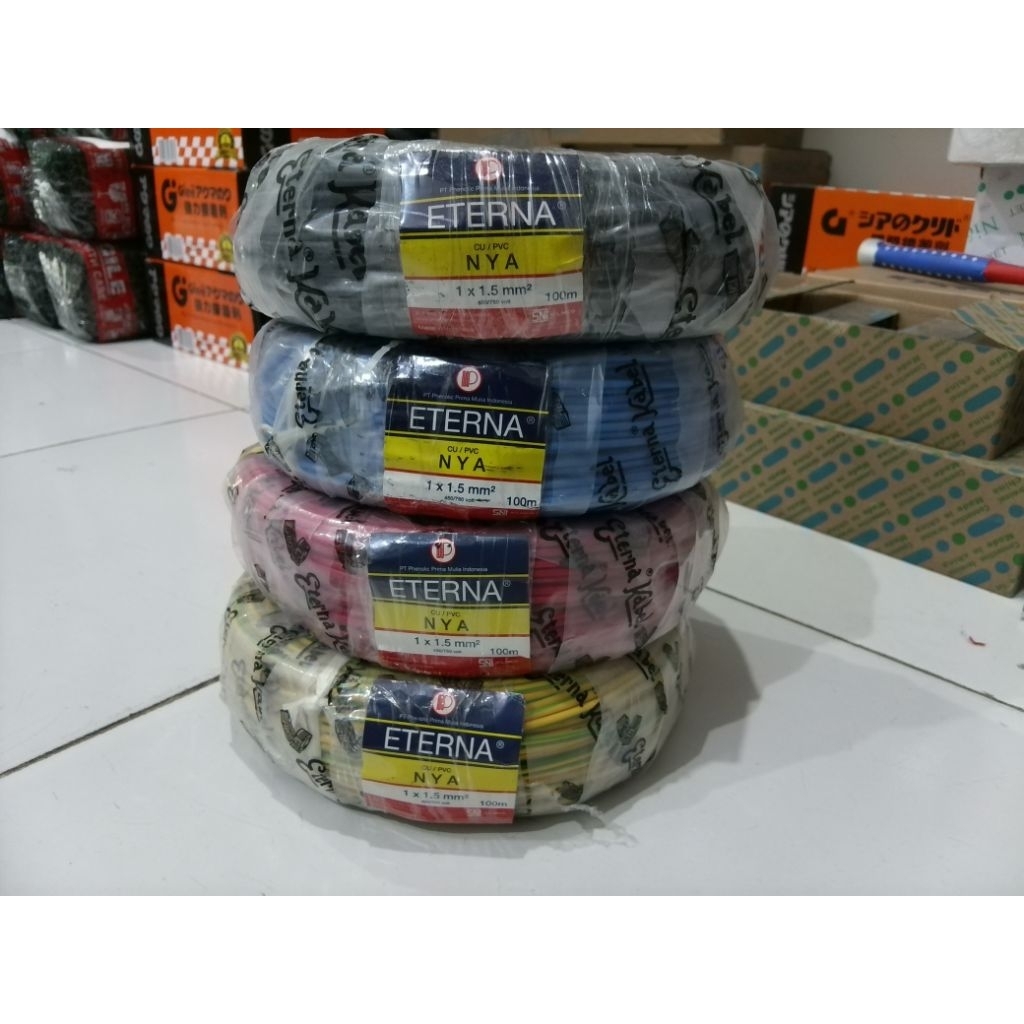 Kabel Eterna NYA 1x1.5mm @100m
