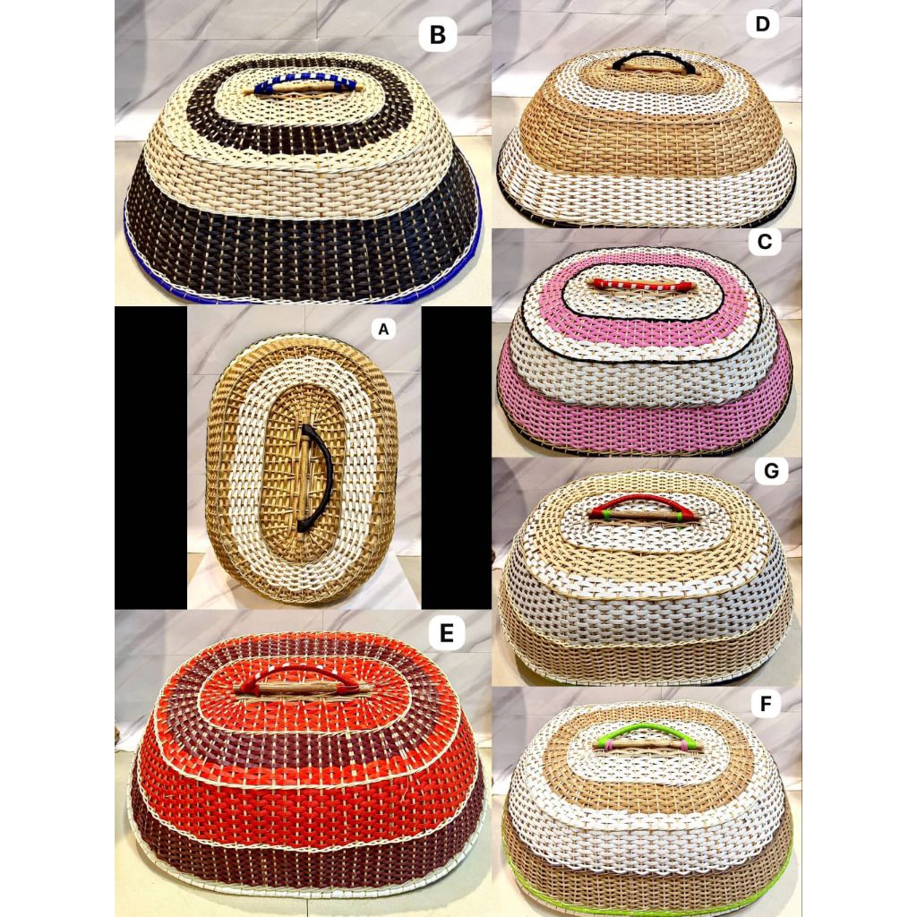 Tudung saji rotan sintetis | tudung saji