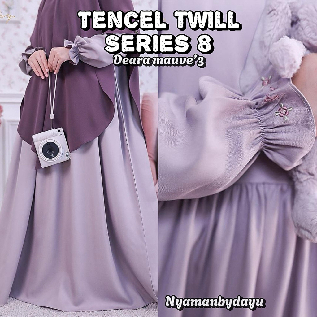 Deara Mauve by Ditsy Official dan Waafa Mazen Deeplichen by Ditsy Moslem