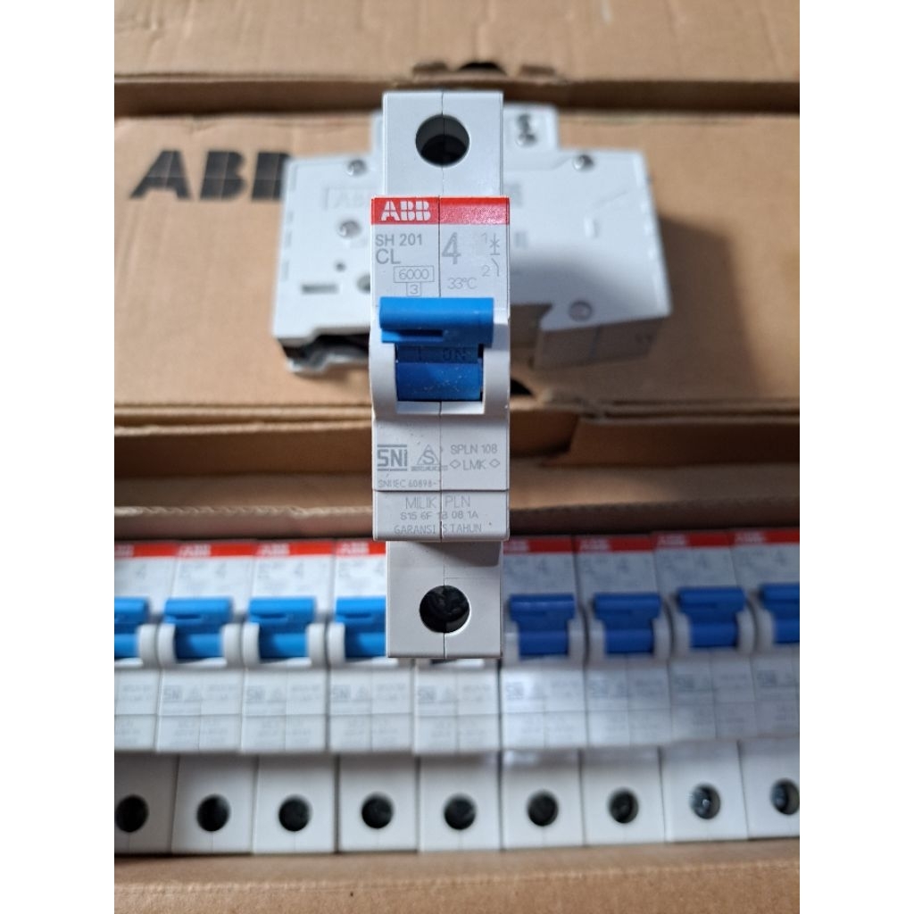 Mcb 1phase abb SH-201 4ampere 100% new
