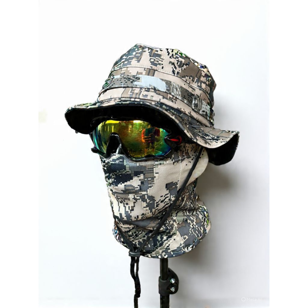 TOPI RIMBA Multi fungsi motif CAMO DAN MASKER NINJA BAHAN CAMO ORIGINAL IMPORT ASLI