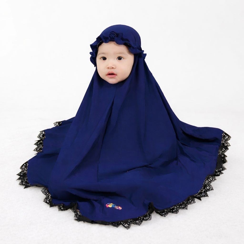 Mukena Anak Cantik 1–10 Tahun | Mukena Anak Perempuan Renda Halus Premium