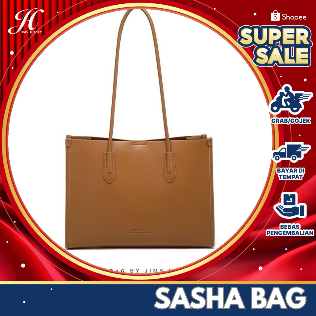 JIMS HONEY SASHA BAG TOTE BAG WANITA TAS KULIAH KERJA HANG OUT KADO GURU HARI IBU CEWEK JIMSHONEY