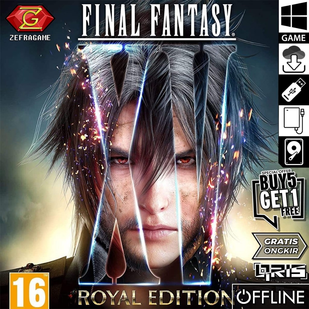 FINAL FANTASY XV Royal Edition FINAL FANTASY 15 Game PC Laptop Games