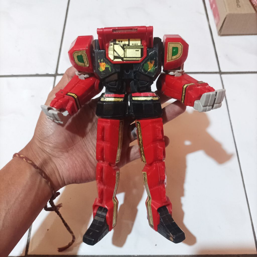 Vintage Original Bandai DX Thunder Megazord Power Rangers Mainan Action Figure