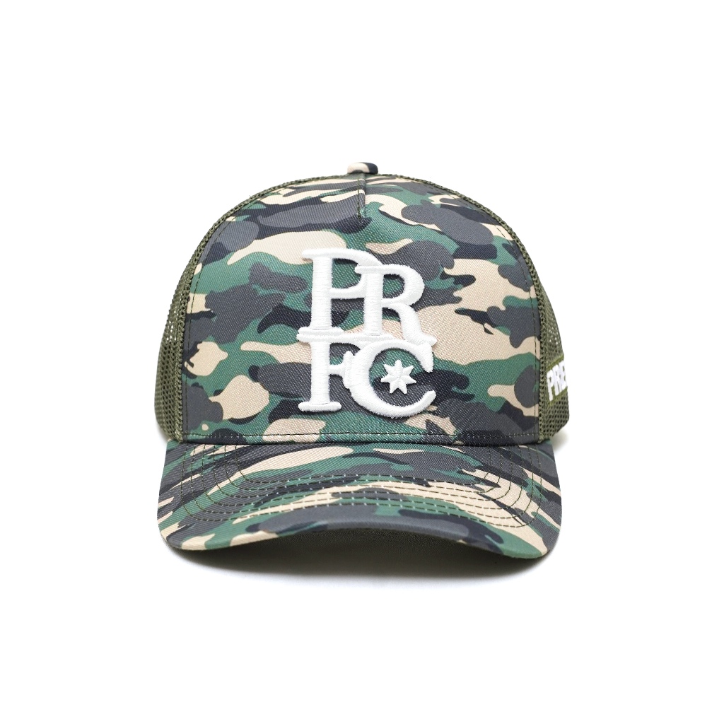 PREFACE Camo Trucker Hat