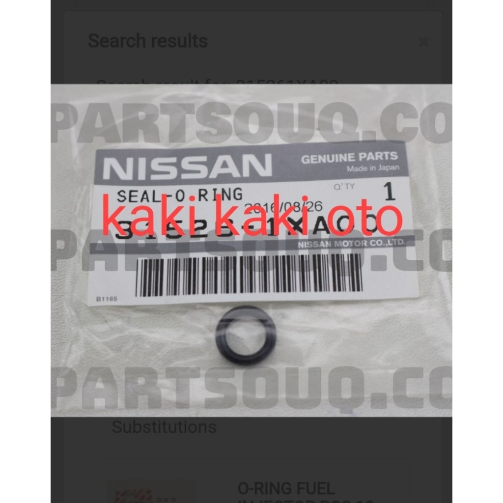 Seal oring matic CVT March datsun go