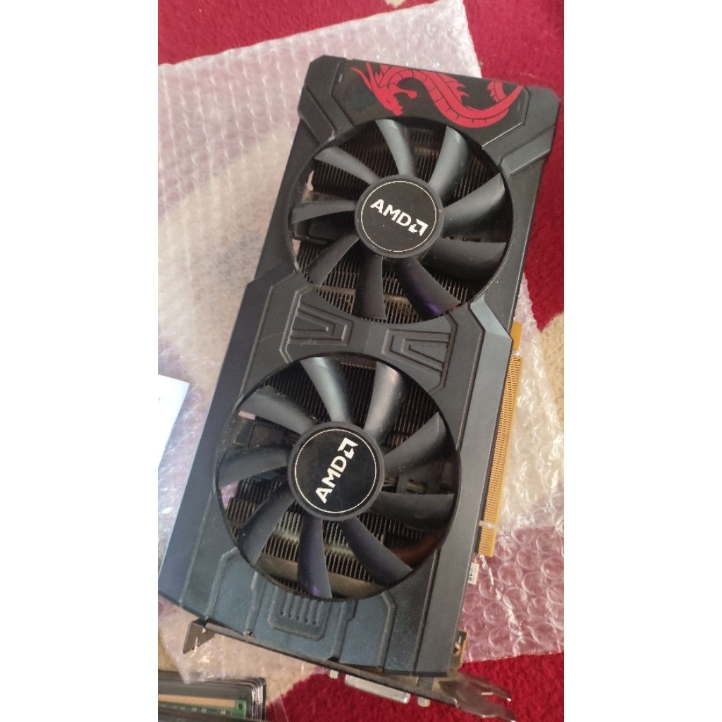 VGA Powercolor RX570 4GB ex mining no display